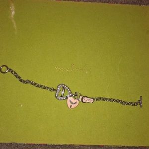 Silver Juicy Couture Charm Bracelet